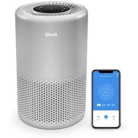 Levoit Core 200S-P Smart True Air Purifier Gray BLUEtooth compatible - Picture 2 of 3